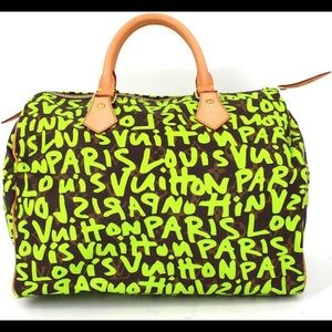 LOOKING FOR LOUIS VUITTON GRAFFITI BAGS.
